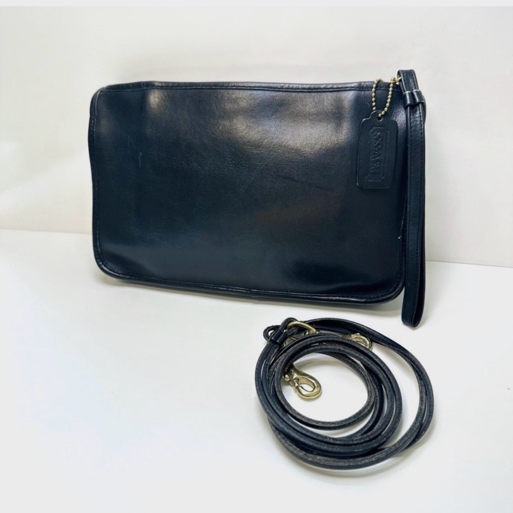 ✅Sold✅ Vintage Coach 1970s NYC Leatherware Basic Shoulder Bag #9455 - Picture 1 of 13
